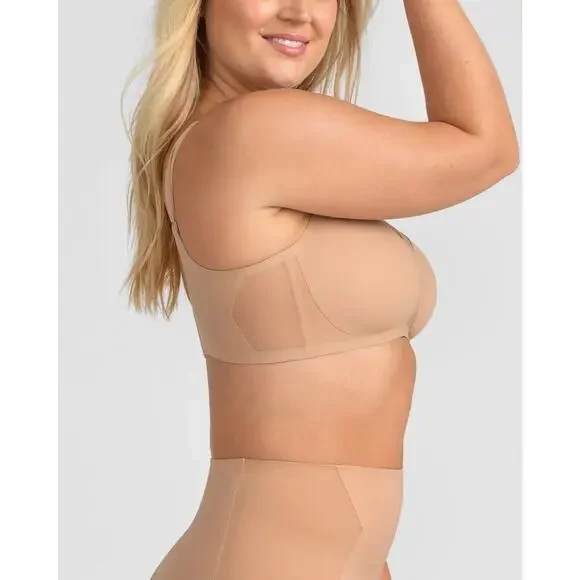 HoneyLove CrossOver Bra Sand Medium 36 B/C Wireless Adjustable - Picture 3 of 11